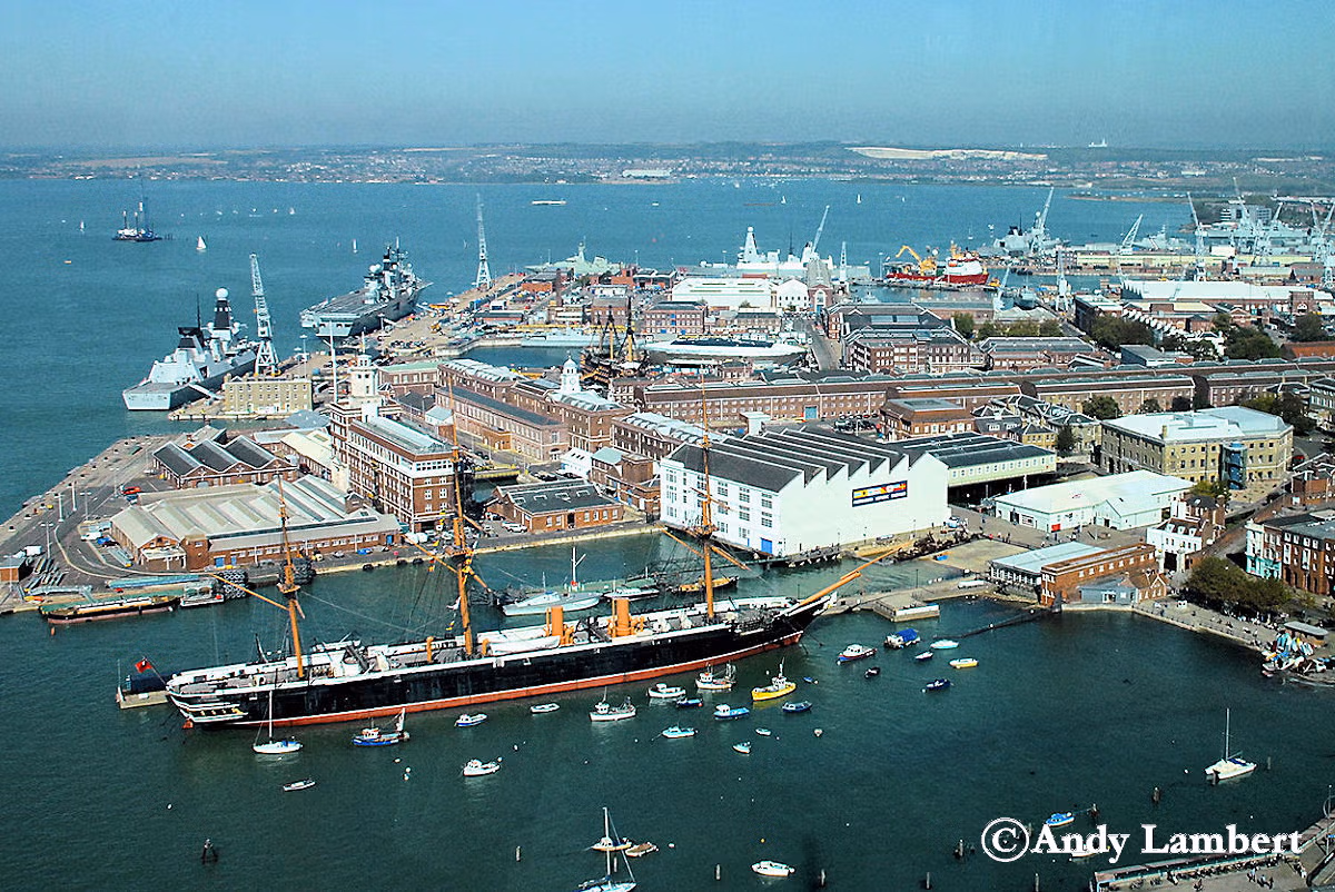 Aerial View of Portsmouth