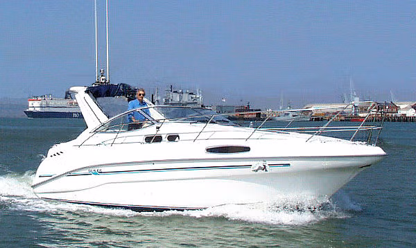 Boat Called Dirty Girty in the Solent